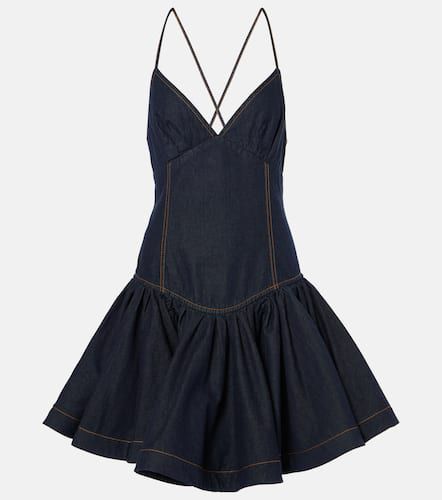 Minikleid Crush aus Denim - Zimmermann - Modalova