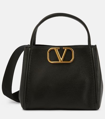 Alltime Medium grained leather tote bag - Valentino Garavani - Modalova