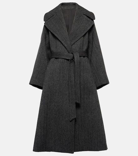 Alaïa Abrigo de lana y algodón oversized - Alaia - Modalova