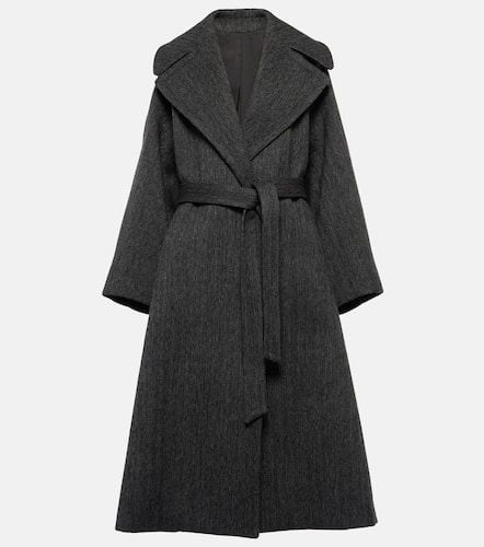 Alaïa Cappotto oversize in lana e cotone - Alaia - Modalova