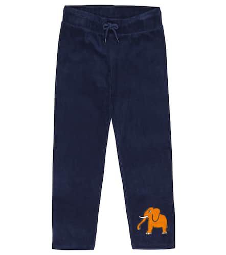Pantalones deportivos de felpa bordados - Mini Rodini - Modalova