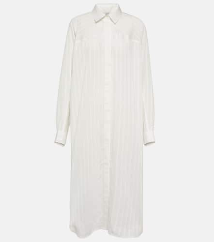 Robe chemise rayée en jacquard - Toteme - Modalova