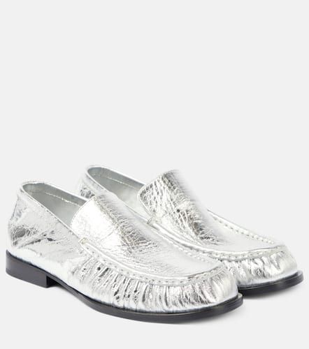 Loafers aus Metallic-Leder - Dries Van Noten - Modalova