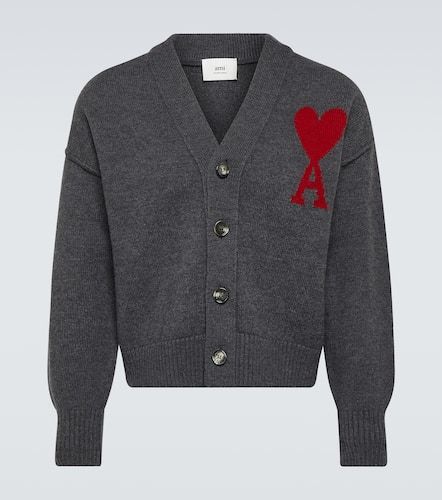 Ami De CÅur virgin wool cardigan - Ami Paris - Modalova