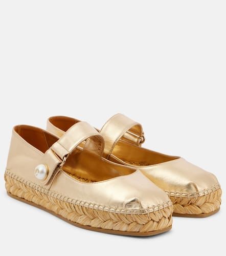 Espadrilles Fayence en cuir métallisé - Jimmy Choo - Modalova