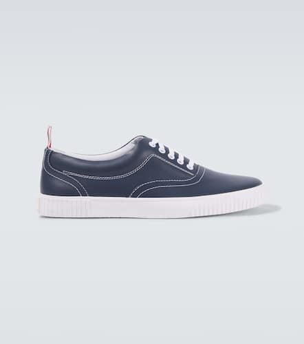 Heritage leather sneakers - Thom Browne - Modalova