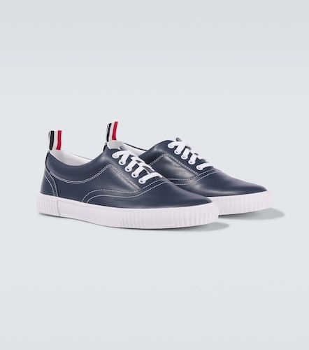 Heritage leather sneakers - Thom Browne - Modalova