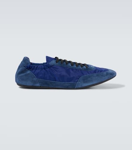 Collapse Re-Nylon and suede sneakers - Prada - Modalova