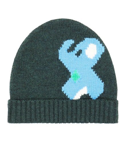 Gorro de lana de intarsia - JW Anderson - Modalova