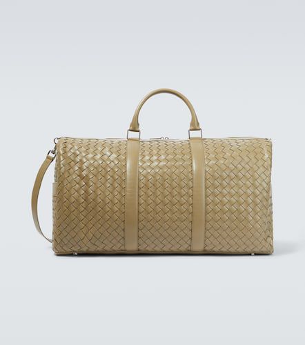 Bolso de viaje Large de piel Intrecciato - Bottega Veneta - Modalova