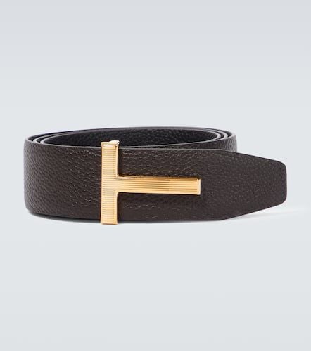 Ridge T reversible leather belt - Tom Ford - Modalova