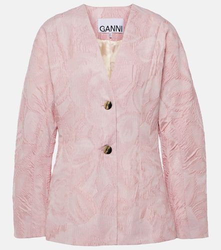 Ganni Blazer de jacquard - Ganni - Modalova