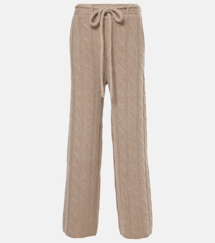 Ebba cable-knit cashmere straight pants - Lisa Yang - Modalova