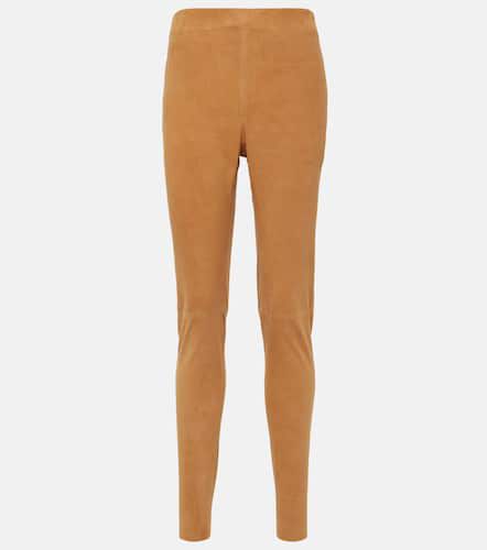 Leggings in suede a vita media - Joseph - Modalova