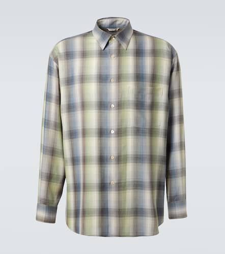 Auralee Camicia in lana a quadri - Auralee - Modalova