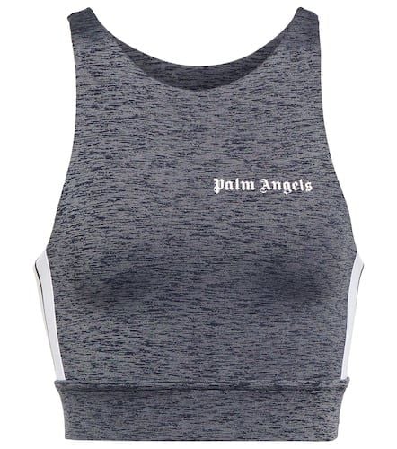 Palm Angels Crop top con logo - Palm Angels - Modalova