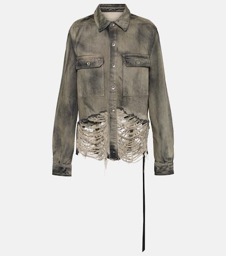 DRKSHDW sobrecamisa en denim cropped - Rick Owens - Modalova