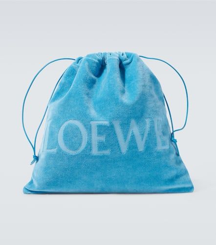 Paula's Ibiza Medium logo terry pouch - Loewe - Modalova