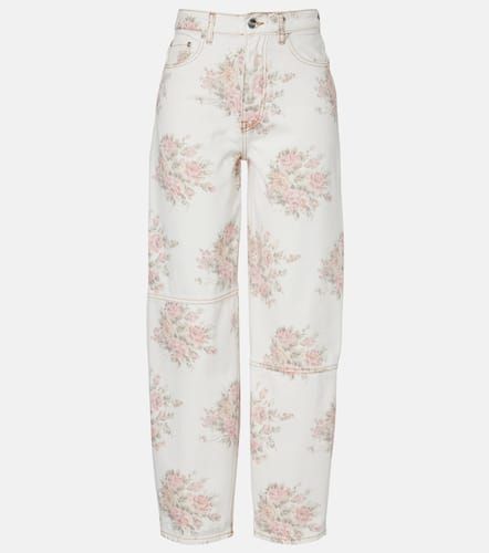 Ganni Jean ample Stary à fleurs - Ganni - Modalova