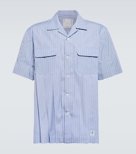 Sacai Camicia in cotone a righe - Sacai - Modalova