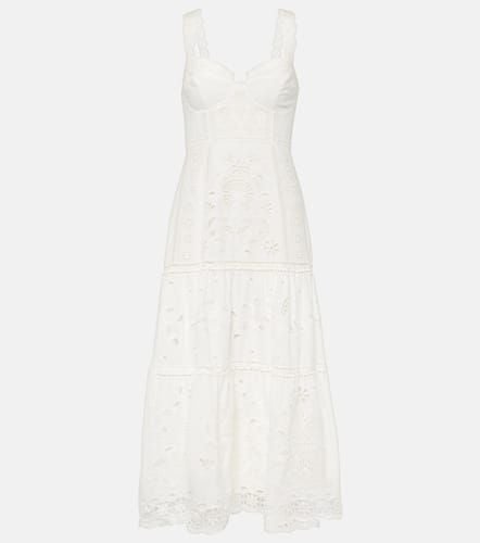 Richelieu broderie anglaise midi dress - Farm Rio - Modalova