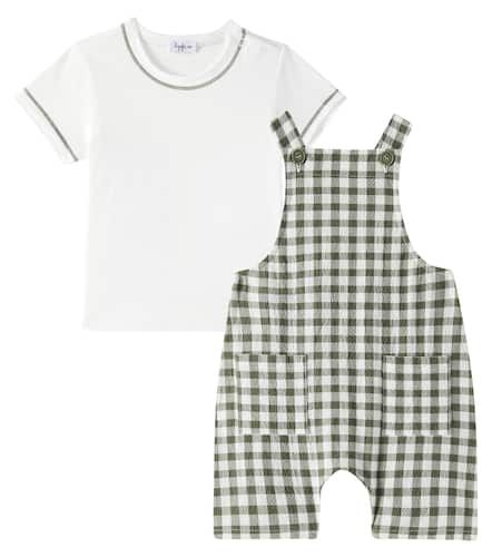 Baby - Salopette e T-shirt a quadri - Il Gufo - Modalova