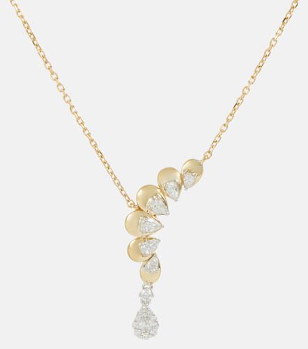 Collar de oro de 18 ct con diamantes - Yeprem - Modalova