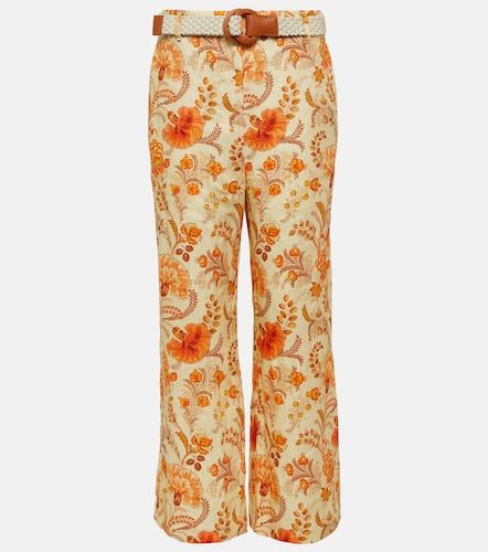 Weite Cropped-Hose Junie aus Leinen - Zimmermann - Modalova