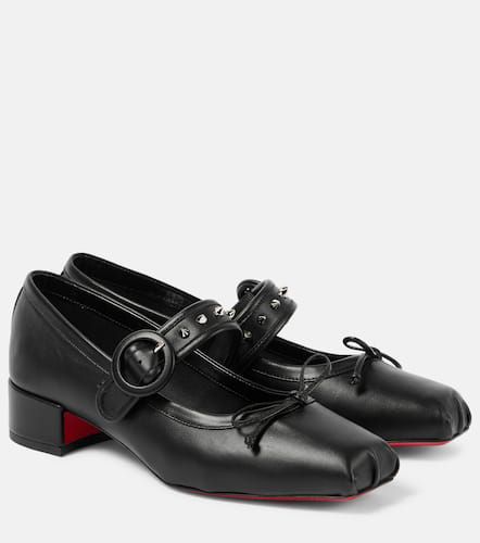 Mamastrapita Spikes leather Mary Jane flats - Christian Louboutin - Modalova