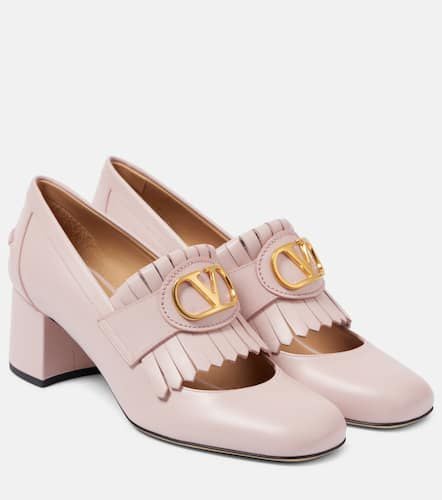 Loafer-Pumps VLogo Signature 55 aus Leder - Valentino Garavani - Modalova