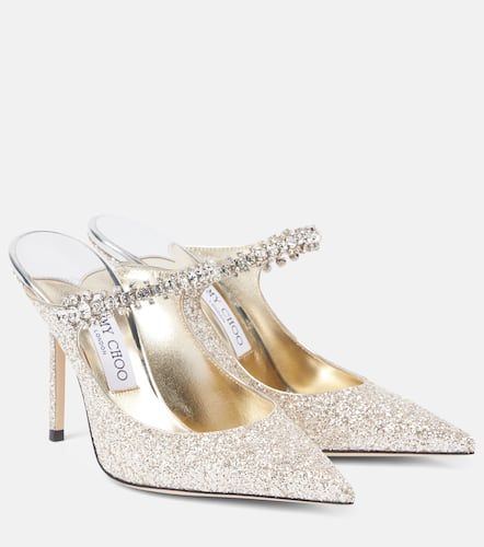 Bing 100 embellished glitter mules - Jimmy Choo - Modalova