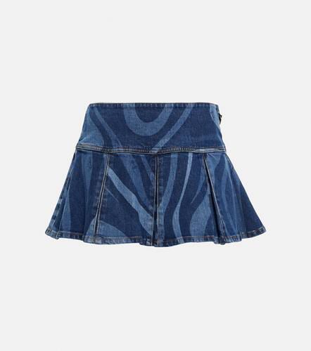 Minifalda Marmo en denim plisada - Pucci - Modalova