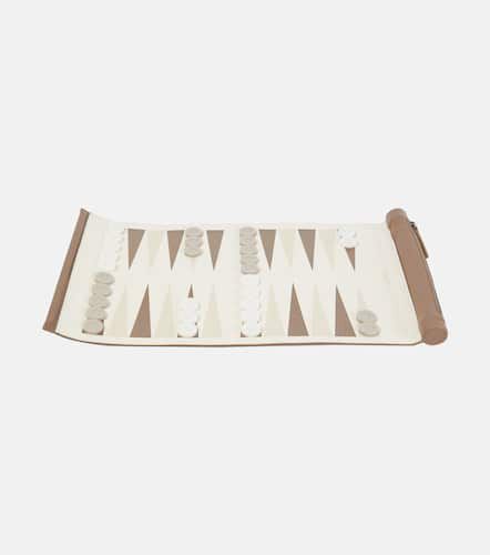 Portable leather backgammon set - Brunello Cucinelli - Modalova