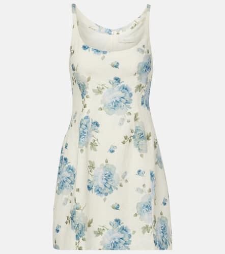 Vestido corto Sanne de lino floral - Faithfull - Modalova