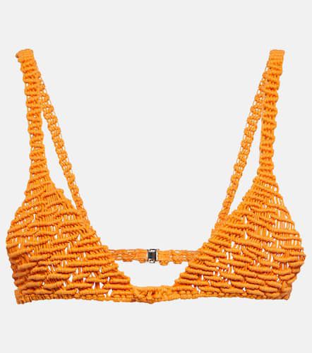 Bralette in cotone con perline - Roberta Einer - Modalova