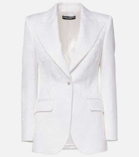 Blazer Capri Turlington aus Brokat - Dolce&Gabbana - Modalova