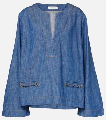 Zimmermann Blusa di jeans Wylie - Zimmermann - Modalova