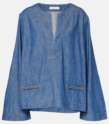 Zimmermann Top Wylie aus Denim - Zimmermann - Modalova