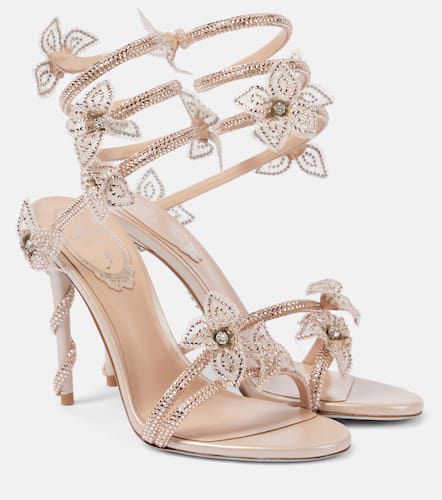 Margot 105 embellished satin sandals - Rene Caovilla - Modalova
