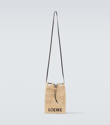 Paula's Ibiza logo raffia crossbody bag - Loewe - Modalova