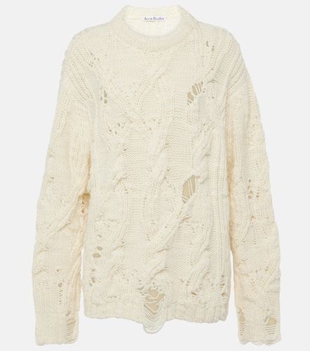 Jersey trenzado Kolda de lana con rotos - Acne Studios - Modalova