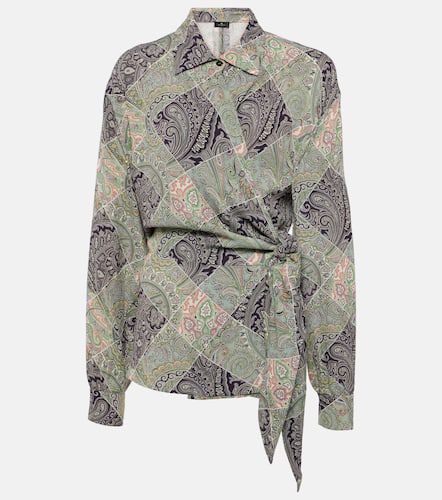 Etro Bedrucktes Wickeltop - Etro - Modalova