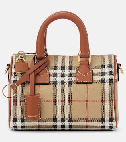 Bolso Mini con Check - Burberry - Modalova