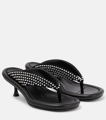 Embellished leather sandals - JW Anderson - Modalova