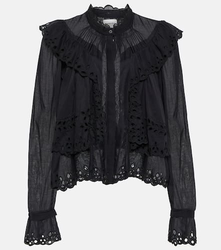 Kelmon embroidered cotton blouse - Marant Etoile - Modalova