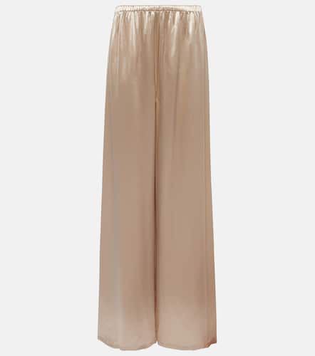 Pantalones anchos de satén - Ferragamo - Modalova