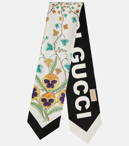 Gucci Flora silk twill scarf Gucci
