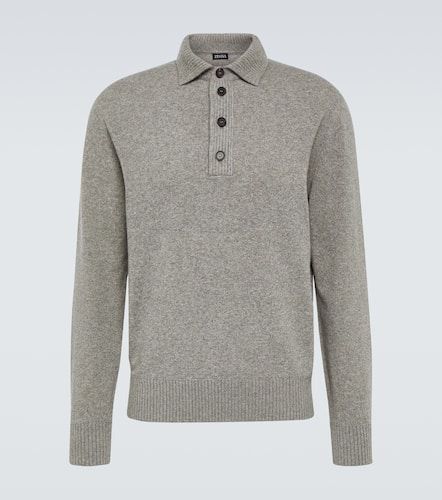 Wool and cashmere polo sweater - Zegna - Modalova