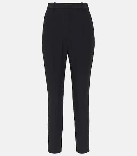 High-Rise-Hose aus Crêpe - Alexander McQueen - Modalova