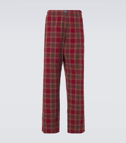 ERL Plaid cotton straight pants - ERL - Modalova